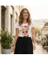 Tricou pentru femei KIXMI PENNY ALB