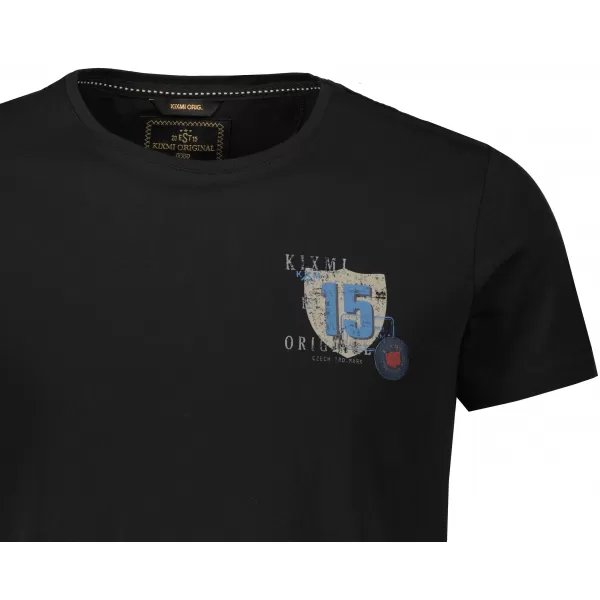  Tricou pentru bărbați KIXMI PHIL NEGRU 