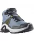 Pantofi pentru copii SALOMON X RAISE MID GORE-TEX L47071600 DENIM DECOLORAT/BUNTING INDIGO/ACID LIME
