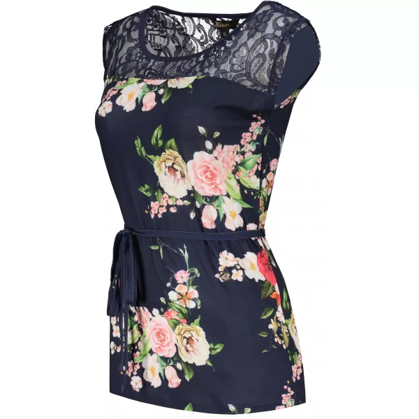 Tricou pentru femei KIXMI PAMELA ALBASTRU INCHIS 
