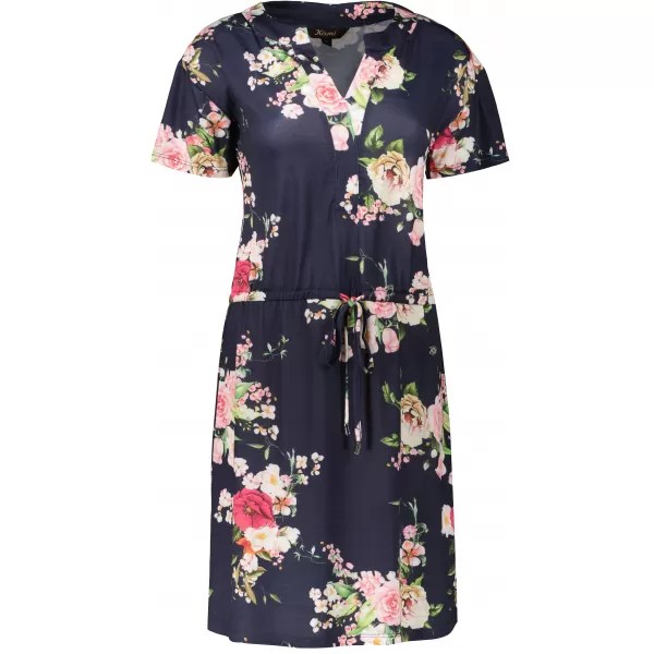  Rochie KIXMI POLLY ALBASTRU INCHIS 