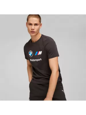 Tricou pentru bărbați PUMA BMW MMS ESS LOGO TEE 538148-01 NEGRU