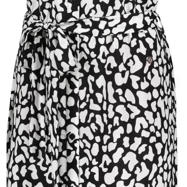  Rochie KIXMI PARISA ALB NEGRU 