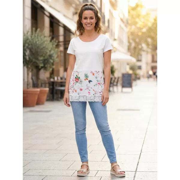  Tricou pentru femei KIXMI PATTIE ALB 