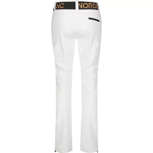  Pantaloni de schi softshell pentru femei NORDBLANC MELLEABLE NBWPL7728 ALB 