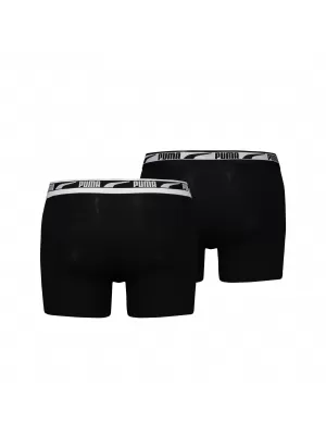 Boxer PUMA MEN MULTI LOGO BOXER 2P 93804701 NEGRU