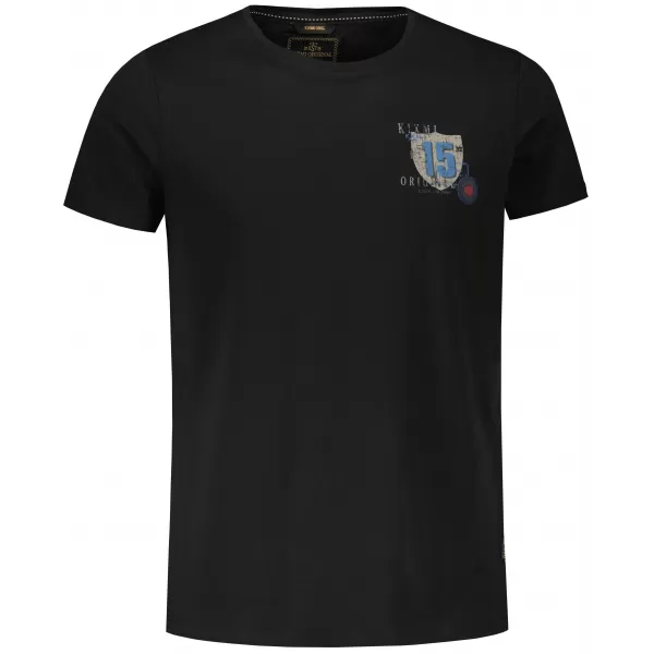  Tricou pentru bărbați KIXMI PHIL NEGRU 