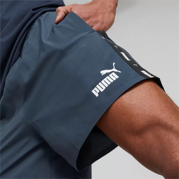  Pantaloni scurți pentru bărbați PUMA ESS+ TAPE WOVEN SHORTS 849043-16 ALBASTRU 