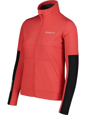 Jachetă softshell pentru femei NORDBLANC FJORD NBSSL7657 CORAL ROȘU
