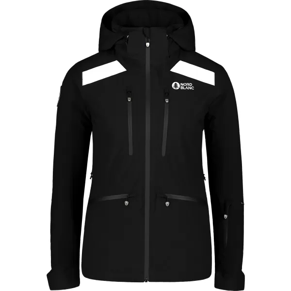  Jachetă de schi pentru femei NORDBLANC SNOW-SQUALL NBWJL7753 NEGRU 