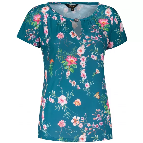  Tricou pentru femei KIXMI PRIMINA ALBASTRU 