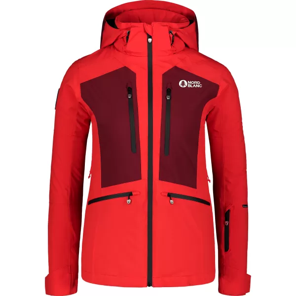  Jachetă de schi pentru femei NORDBLANC SNOW-SQUALL NBWJL7753 ROŞU 