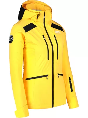 Jachetă de schi pentru femei NORDBLANC SNOW-SQUALL NBWJL7753 CHIHLIMBAR