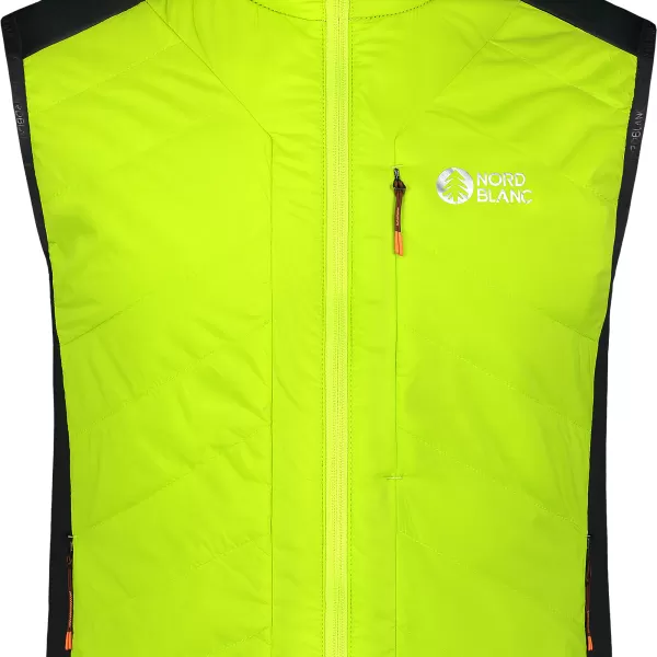  Vesta bărbătească NORDBLANC ATTITUDE NBWJM7757 VERDE STRĂLUCITOR 