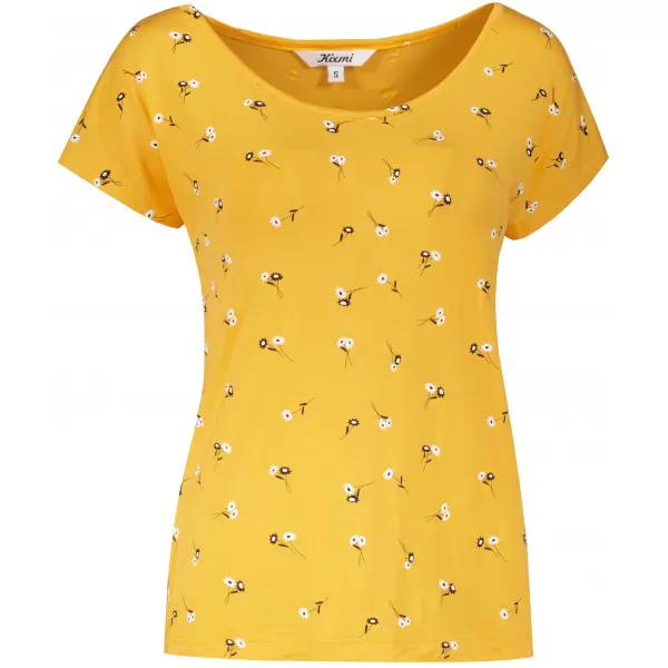  Tricou pentru femei KIXMI PATSY GALBEN 