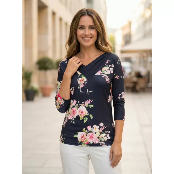  Tricou pentru femei KIXMI PALA ALBASTRU INCHIS 