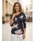 Tricou pentru femei KIXMI PALA ALBASTRU INCHIS