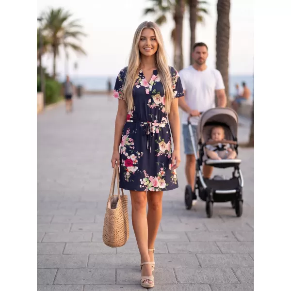  Rochie KIXMI POLLY ALBASTRU INCHIS 