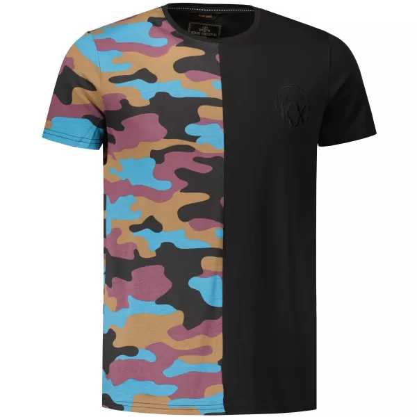  Tricou pentru bărbați KIXMI PERRY NEGRU 