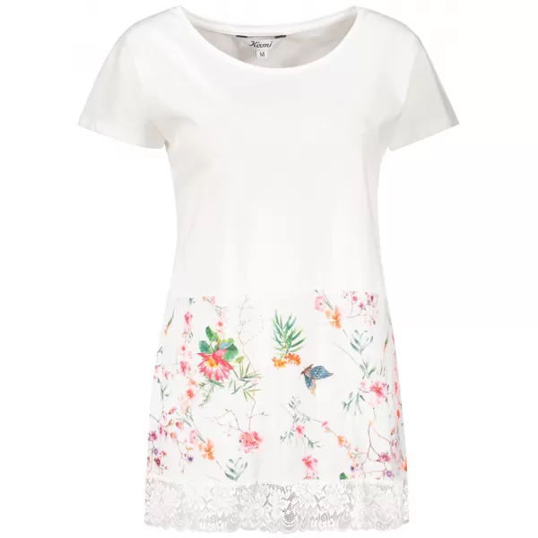  Tricou pentru femei KIXMI PATTIE ALB 