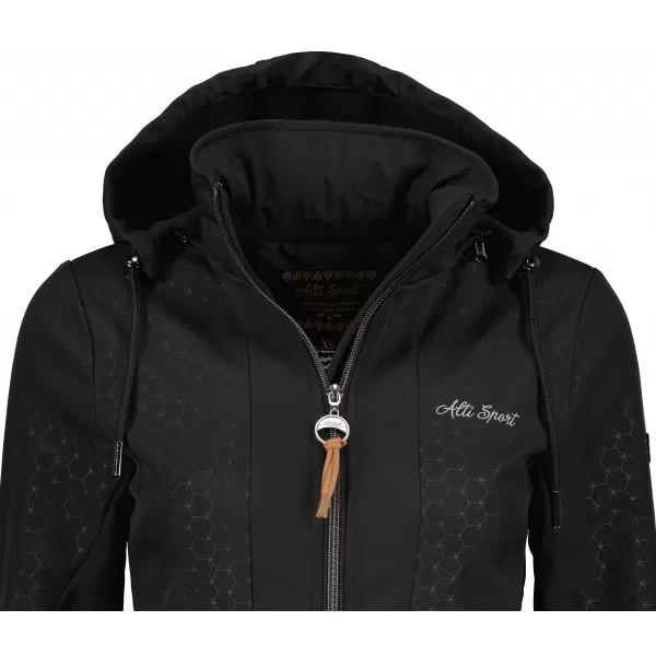  Jachetă softshell pentru femei ALTISPORT ALLISON NEGRU 