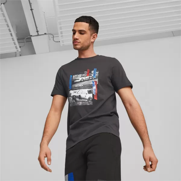  Tricou pentru bărbați PUMA BMW MMS CAR GRAPHIC TEE 538140-01 NEGRU 