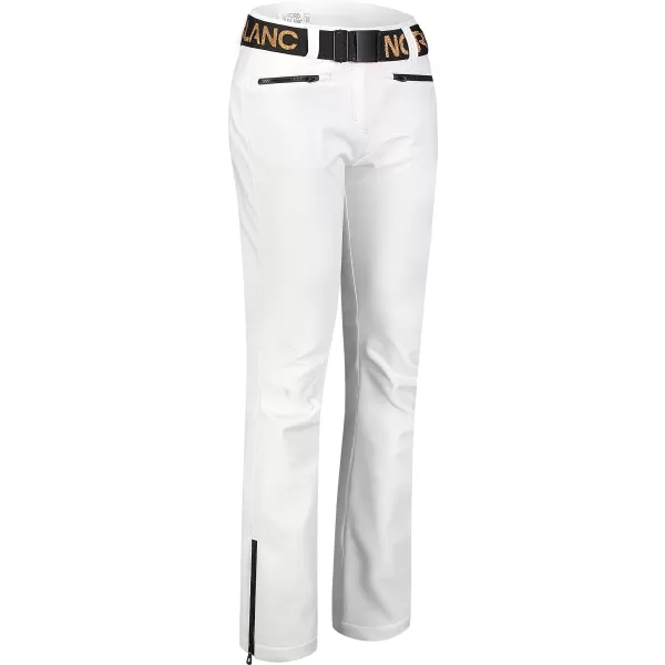  Pantaloni de schi softshell pentru femei NORDBLANC MELLEABLE NBWPL7728 ALB 