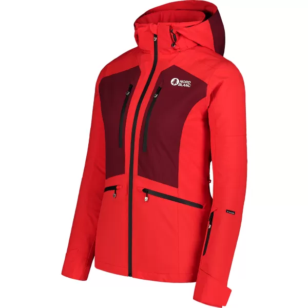  Jachetă de schi pentru femei NORDBLANC SNOW-SQUALL NBWJL7753 ROŞU 