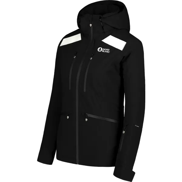  Jachetă de schi pentru femei NORDBLANC SNOW-SQUALL NBWJL7753 NEGRU 