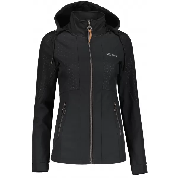  Jachetă softshell pentru femei ALTISPORT ALLISON NEGRU 