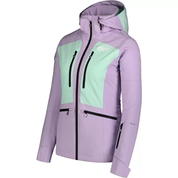  Jachetă de schi pentru femei NORDBLANC SNOW-SQUALL NBWJL7753 VIOLET 