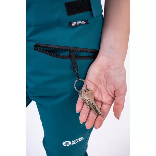  Pantaloni de schi pentru femei NORDBLANC SNOWBALL NBWP7769 VERDE 