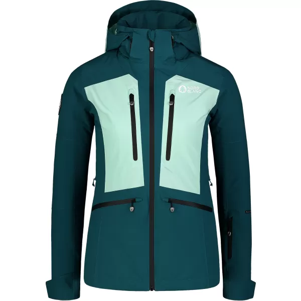  Jachetă de schi pentru femei NORDBLANC SNOW-SQUALL NBWJL7753 VERDE ÎNCHIS 