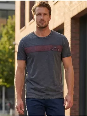 Tricou pentru bărbați ALTISPORT ARMAN GRI INCHIS
