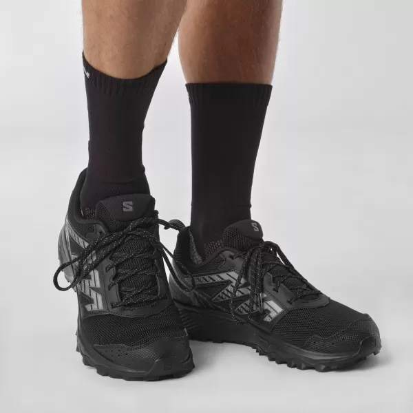  Pantofi pentru bărbați SALOMON WANDER L47152500 NEGRU/PELTRU/GRI ÎNGHEȚ 