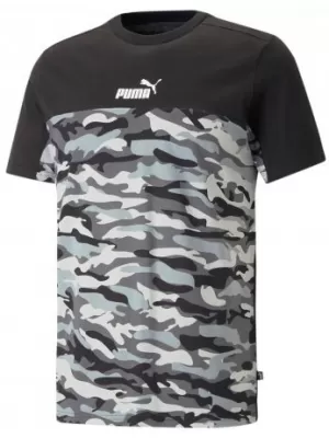 Tricou pentru bărbați PUMA ESS BLOCK CAMO TEE 673335-01 NEGRU