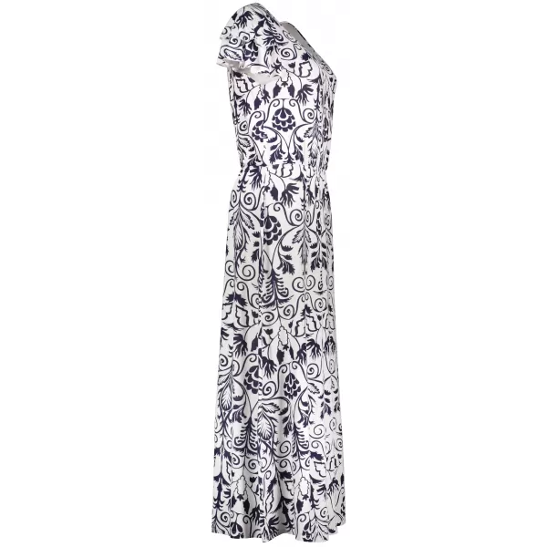  Rochie KIXMI PRIMAVERA ALBASTRU INCHIS 