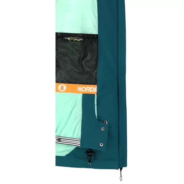  Jachetă de schi pentru femei NORDBLANC SNOW-SQUALL NBWJL7753 VERDE ÎNCHIS 