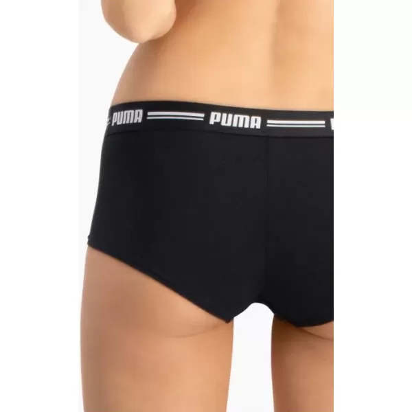  Chiloți de damă PUMA WOMEN MINI SHORT 2P PACK 90785303 NEGRU 