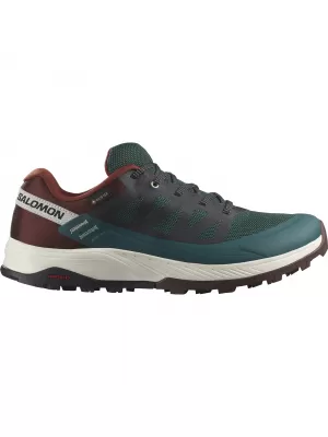 Pantofi pentru bărbați SALOMON OUTRISE GORE-TEX L47142100 PIN PONDEROSA/CIOCOLATĂ AMARĂ/GHEAȚĂ DE VANILIE