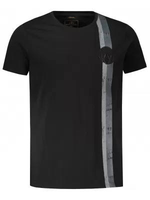 Tricou pentru bărbați KIXMI PABLO NEGRU