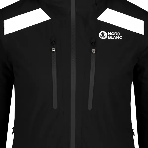  Jachetă de schi pentru femei NORDBLANC SNOW-SQUALL NBWJL7753 NEGRU 
