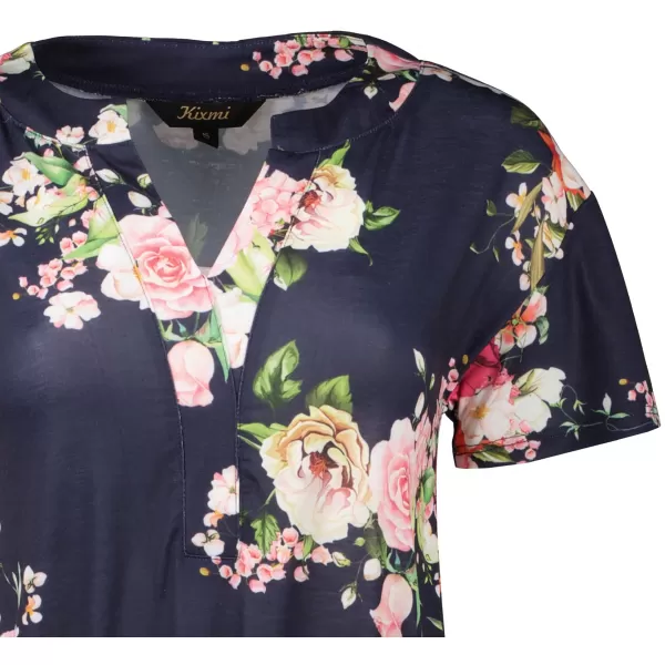  Rochie KIXMI POLLY ALBASTRU INCHIS 