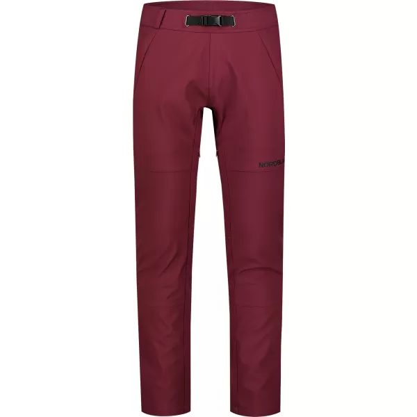  Pantaloni softshell pentru bărbați NORDBLANC ENCAPSULATED NBFPM7731 BURGUNDIA 