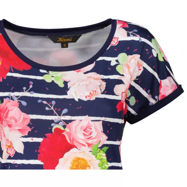  Tricou pentru femei KIXMI PANDORA ALBASTRU INCHIS 