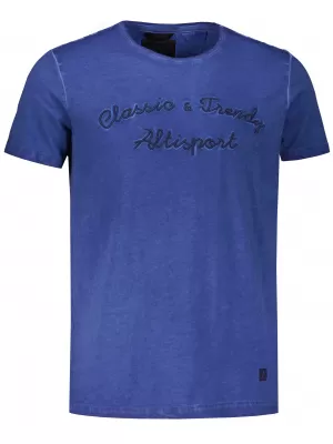 Tricou pentru bărbați ALTISPORT ANDREW ALBASTRU