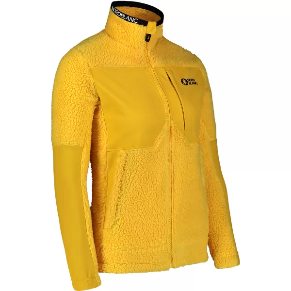  Hanorac de damă din fleece NORDBLANC PENINSULA NBSFL7654 CHIHLIMBAR 