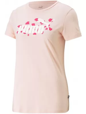 Tricou pentru femei PUMA ESS+ ANIMAL TEE 673687-66 ROZ
