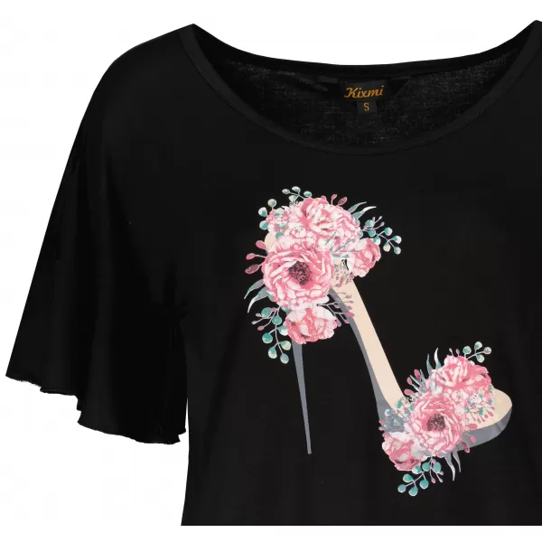  Tricou pentru femei KIXMI PALIMA NEGRU 