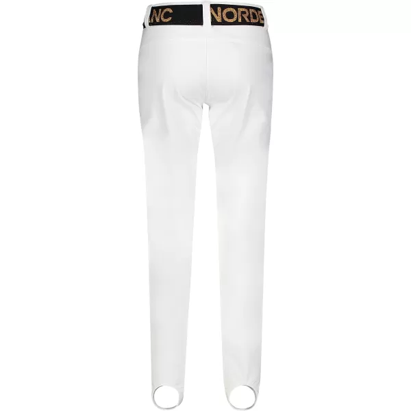  Pantaloni de schi softshell pentru femei NORDBLANC FULLCOVER NBWPL7729 ALB 